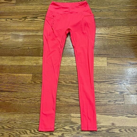 Gymshark Bright Red Leggings - Picture 1 of 4